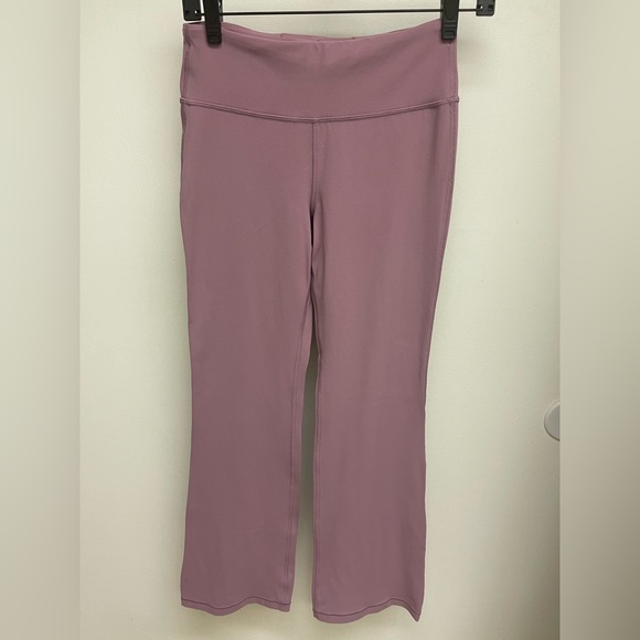 Athletic Girl Flare Pants Sz 14 Pink Pull On HIGH RISE - Picture 3 of 7